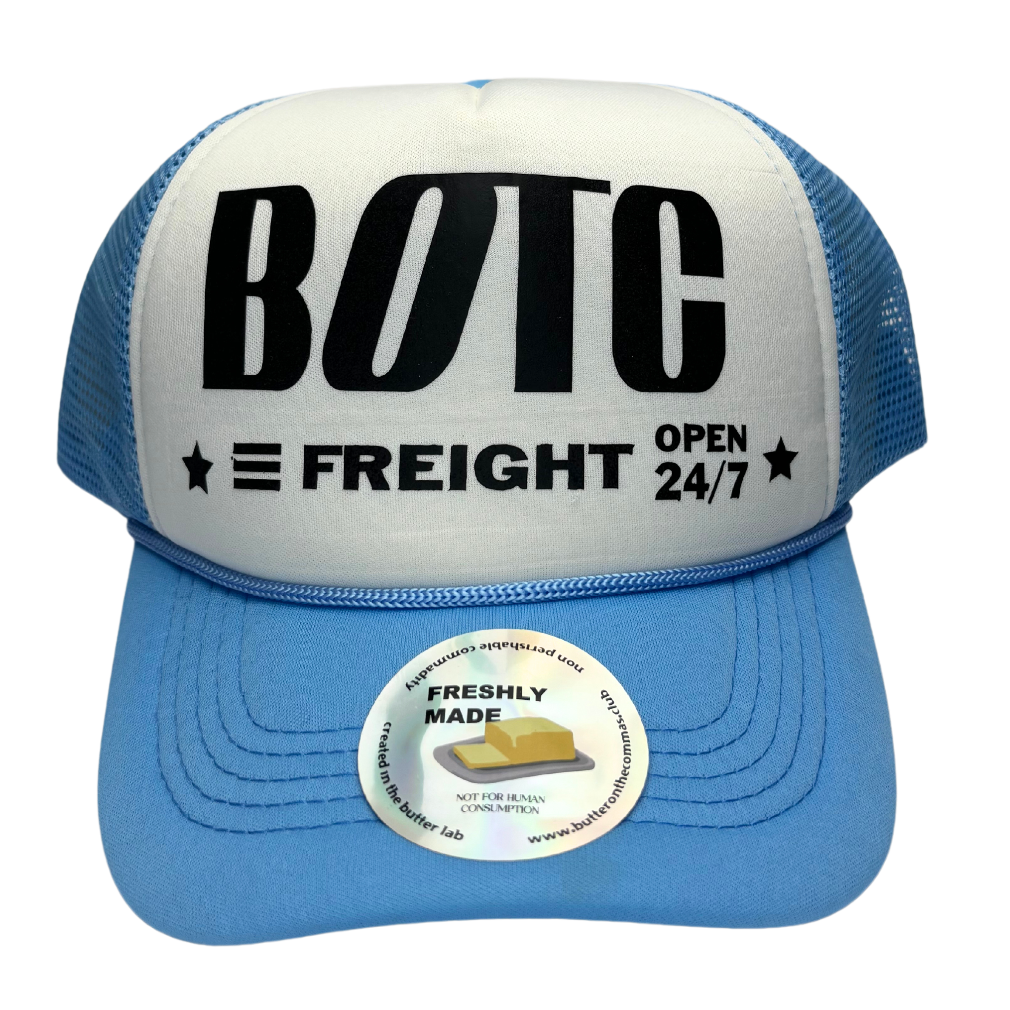 Baby Blue Freight Trucker